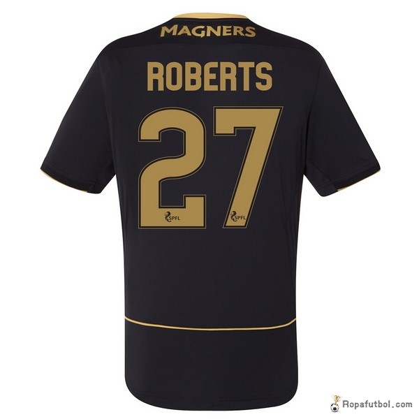 Camiseta Celtic Replica Segunda Ropa Roberts 2016/17 Negro